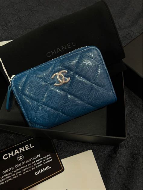 chanel phone case card|Chanel zipper card case.